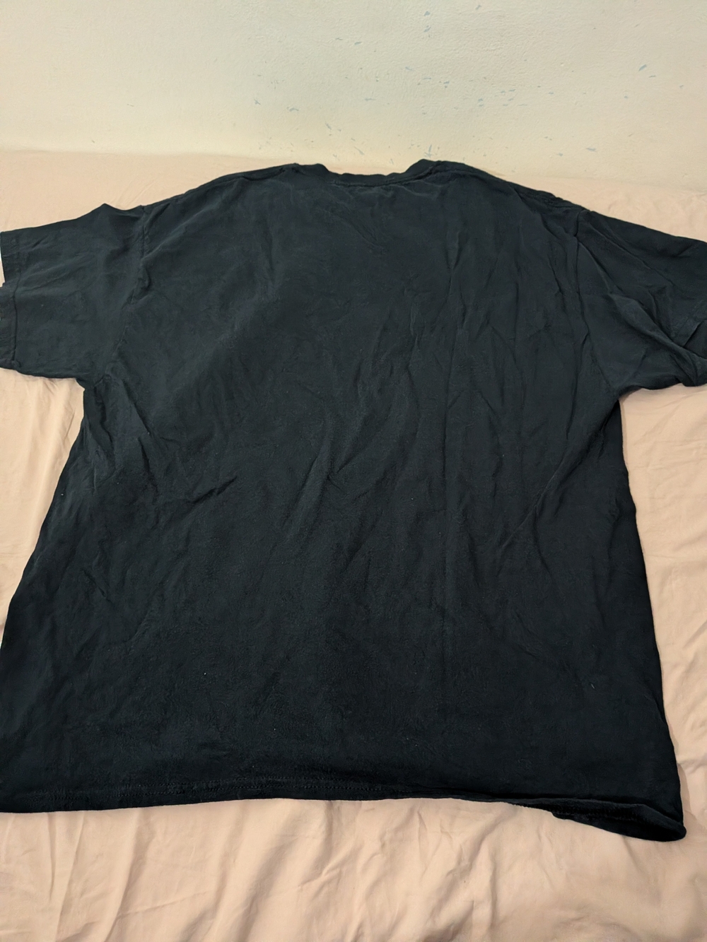 Liquid Blue Black Jimi Hendrix Graphic Tee with Blue and Red Print XL - Picture 3 of 3